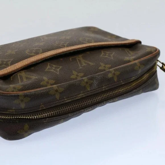 LOUIS VUITTON Monogram Compiegne 23 Clutch Bag